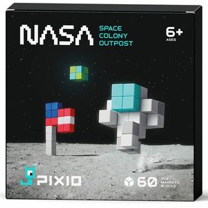 PIXIO NASA Space Colony Outpost - Set de construcție magnetică imagine