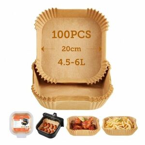 Cosori Forme de hârtie 100pcs 20cm 4, 5 - 6 l imagine