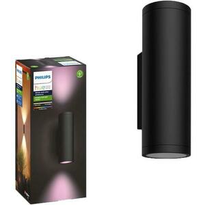 Lampa de perete de exterior Philips Hue Appear, 8W(49W), 24V, IP44, ambianta alba si color, temperatura lumina regalabila calda-rece (2000- 6500K), 1200 lumeni, durata de viata 25.000 de ore, control inteligent cu Hue Bridge imagine