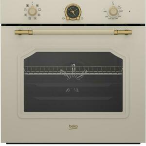 Cuptor incorporabil Beko RBIM19200CD, Electric, 72 l, 3D Cooking, AeroPerfect, Grill, Defrost, Timer, Fan Assisted cooking, Clasa A (Crem) imagine