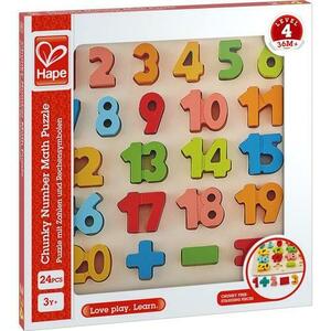 Puzzle Hape Matematica Chunky, 24 piese imagine