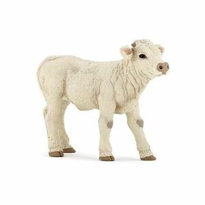 Figurina Papo - Animale de la ferma, Vitel Charolais imagine