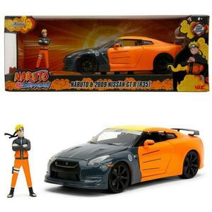 Masinuta Jada Toys cu figurina Naruto 2009, Nissan GT R, 1: 24 imagine