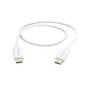 Cablu de date Hama 201590, USB Type-C, 1m (Alb) imagine
