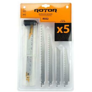 Set 5 Panze fierastrau sabie pentru Lemn/Metal ROTOR RSS2 imagine