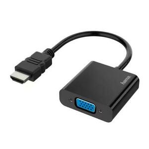 Adaptor HDMI - VGA Hama 200343, Full-HD 1080p (Negru) imagine