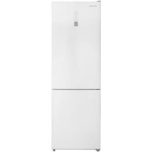 Combina frigorifica Daewoo DNF-310MEW-1, 310 l, Total No Frost, Control electronic, Iluminare LED, Clasa E (Alb) imagine