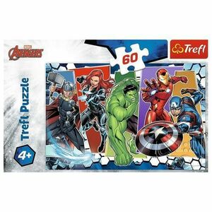 Puzzle Trefl - Avengers, Invincibilii, 60 piese imagine