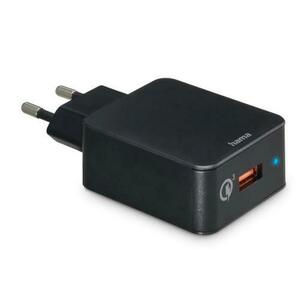 Incarcator retea HAMA 201641, 19.5W, 1xUSB-A, Quick Charge 3.0 (Negru) imagine