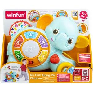 Jucarie de tras Winfun - Elefant, cu lumini si sunete imagine