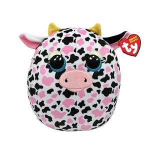Jucarie de plus Ty Squishy Beanies Vacuta Milkshake, 22cm (Multicolor) imagine