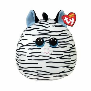 Jucarie de plus Ty Squishy Beanies Zebra Xander, 22cm (Alb/Negru) imagine