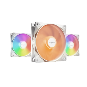 Ventilator Be quiet! Light Wings LX PWM, ARGB LED, 140mm, 3 bucati (Alb) imagine