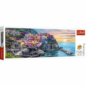 Puzzle Trefl 500 piese - Panorama orasul Vernazza imagine