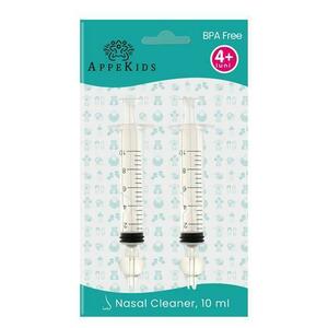Set 2 seringi pentru lavaj nazal APPEKIDS, 10ml, 4Luni+, Dispozitiv Medical Clasa I imagine