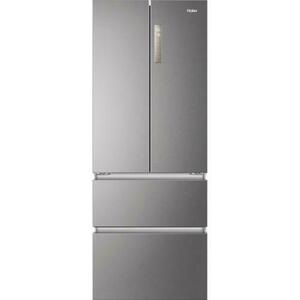 Side by Side Haier HB17FPAAA, French Door, 446 l, Total No Frost, Motor Inverter, My Zone, Display LED, Super Cooling, Super Freezing, Clasa E, H 190.6 cm (Inox) imagine