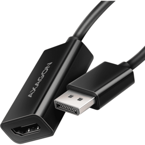 Adaptor AXAGON RVD-HI20N, DisplayPort - HDMI, 0.15cm, Negru imagine