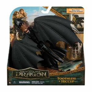 Set Dragon Toothless Si Figurina -Viking Hiccup (Multicolor) imagine