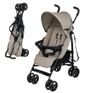 Carucior sport Kinderkraft TIK, 0 - 4 ani, pliabil, Bej imagine