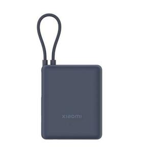 Acumulator extern Xiaomi BHR9341GL, 33 W, 10000 mAh, Cablu USB-C integrat, USB-A (Albastru) imagine