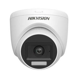 Camera supraveghere Dome Hikvision Smart Hybrid Light DS-2CE76D0T-LPFS(2.8MM), 2 MP, IR 20 m, lumina alba 20 m, 2.8 mm imagine