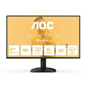 Monitor IPS LED AOC 27inch 27B31H, Full HD (1920 x 1080), VGA, HDMI, 120 Hz, 1 ms (Negru) imagine