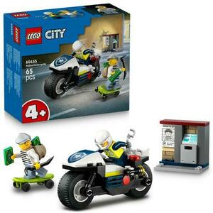 LEGO® City - Urmarire cu motocicleta de politie 60455, 65 piese imagine