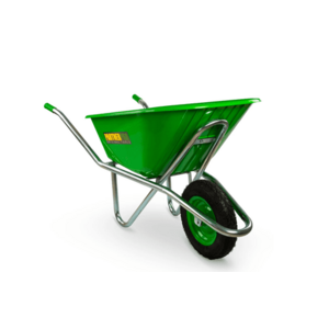 Roaba PARTNER PRO 16772, 100L, cuva din plastic, cadru galvanizat (Verde) imagine