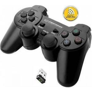 Controller Esperanza Gladiator EGG108K, Wireless, PC/PS3 (Negru) imagine
