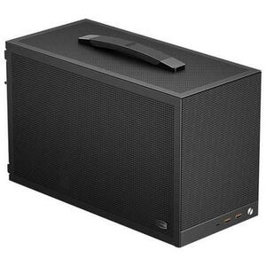 Carcasa PCCooler K101 MESH, Mini tower, office, fara sursa, compatibil sursa SFX, Gri imagine