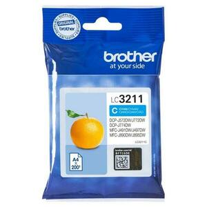Cartus cerneala Brother LC3211C, 200 pagini (Cyan) imagine