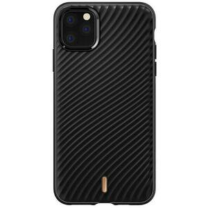 Protectie Spate Spigen Ciel Wave Shell 077CS27273 pentru iPhone 11 Pro (Negru) imagine