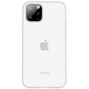 Protectie Spate Baseus Liquid Silica Gel Protective WIAPIPH65S-GD02 pentru iPhone 11 Pro Max (Alb) imagine