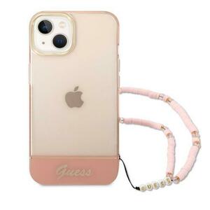Protectie Spate Guess Double Layer Electroplated pentru iPhone 14 Plus (Roz) imagine