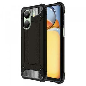 Husa pentru Xiaomi Poco C65 / Redmi 13C, Techsuit, Hybrid Armor, Neagra imagine