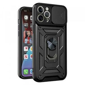 Husa pentru Apple iPhone 12 Pro Max, Techsuit, CamShield, Neagra imagine
