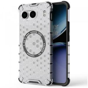 Husa MagSafe pentru OnePlus Nord 4, Techsuit, HoneyComb Shield, Alba imagine