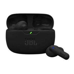 Casti In-Ear JBL Wave Beam 2, True Wireless, Bluetooth, ANC, IP54, Autonomie 5.5 ore/40 ore, Multi-Point (Negru) imagine