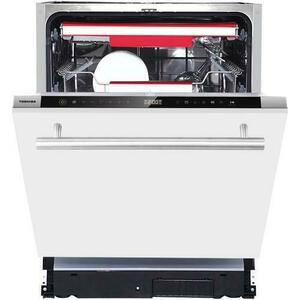 Masina de spalat vase incorporabila Toshiba DW-15B3, 15 seturi, 7 programe, Clasa C, Display Touch control, AquaStop, Filtru AntiBacterian, 60 cm (Alb) imagine