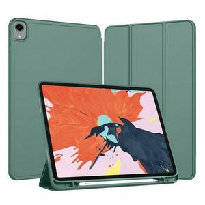 Husa pentru Apple iPad Pro 12.9 (2022) / Pro 12.9 (2021) / Pro 12.9 (2020) / Pro 12.9 (2018) Techsuit Flex Trifold (Verde) imagine