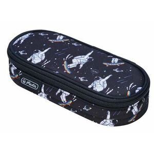 Penar tip etui oval Herlitz, dimensiune 21.5 x 9 x 6 cm, motiv Space Skater imagine