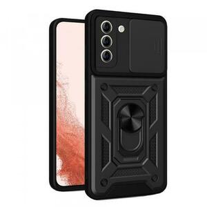 Husa pentru Samsung Galaxy S22+ 5G S906, Techsuit, CamShield, Neagra imagine