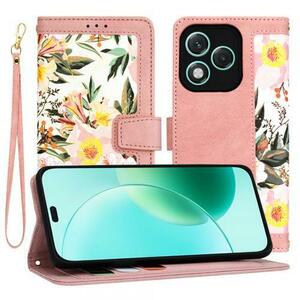 Husa Techsuit FlipCraft pentru Honor 400 Lite, Roz imagine