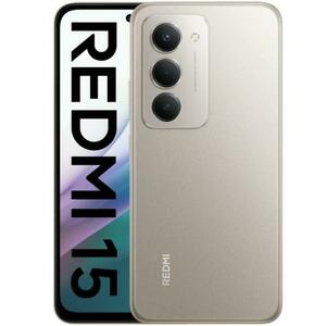 Telefon Mobil Xiaomi Redmi 15 4G, Procesor Qualcomm SM6225 Snapdragon 685 Octa-Core, IPS LCD 6.9inch, 8GB RAM, 256GB Flash, Camera Duala 50 MP, Wi-Fi, 4G, Dual Sim, Android (Gri) imagine