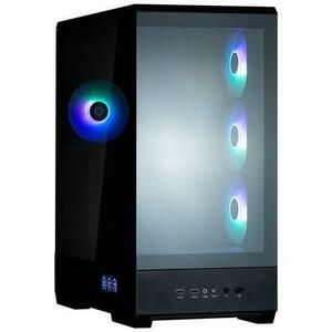 Carcasa Zalman P50 DS, Middle Tower, Tempered glass, Negru imagine