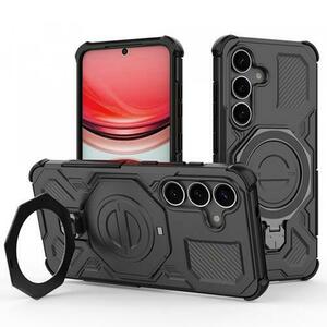 Husa pentru Samsung Galaxy S25 S931, Techsuit Carbon Shield Pro (Negru) imagine