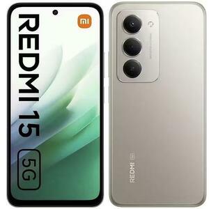 Telefon Mobil Xiaomi Redmi 15, Procesor Qualcomm SM6375 Snapdragon 6s Gen 3 Octa-Core, IPS LCD 6.9inch, 4GB RAM, 128GB Flash, Camera Duala 50 MP, Wi-Fi, 5G, Dual Sim, Android (Gri) imagine