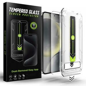 Folie de protectie Ecran Techsuit TitanGlass CrystalHD pentru Samsung Galaxy S25+ S936 / S24+ S926, Sticla Securizata, Full Glue imagine