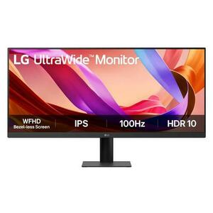 Monitor IPS LED LG 29inch 29U511A-B, WFHD (2560 x 1080), HDMI, DisplayPort, 100 Hz, 5 ms (Negru) imagine