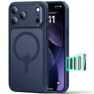 Husa MagSafe pentru Apple iPhone 17 Pro, ESR, Classic Hybrid, Bleu imagine